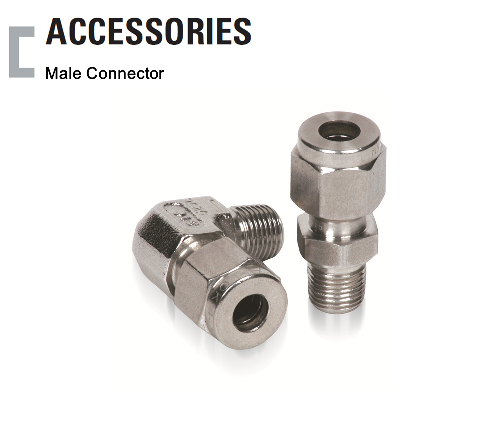 Male Connector, Flammable Gas Detector Accessories