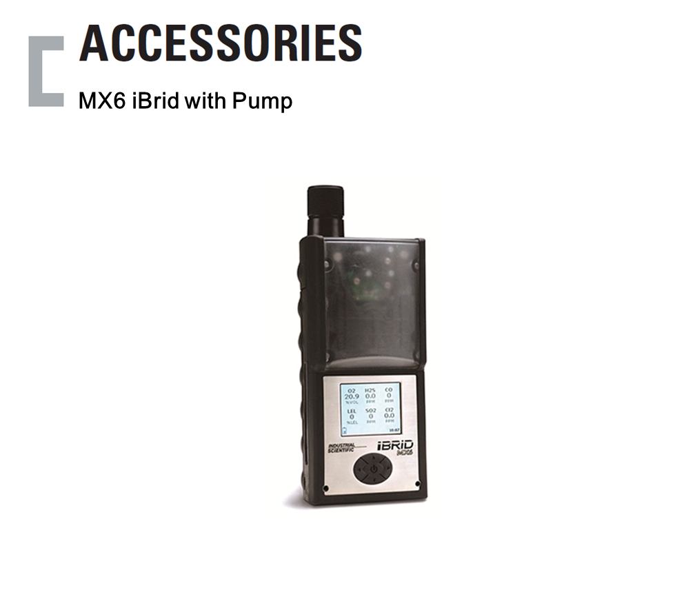 MX6 iBrid with Pump, Portable Gas Detector Accessories