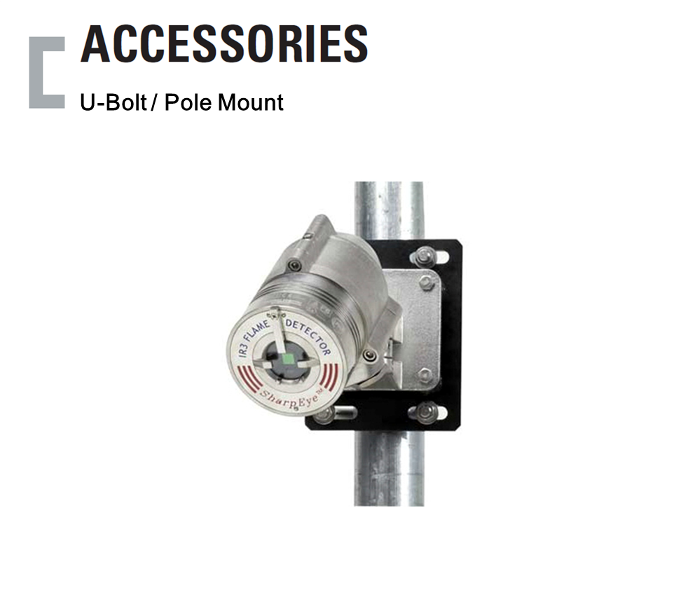 U-Bolt / Pole Mount, Flame Detector Accessories