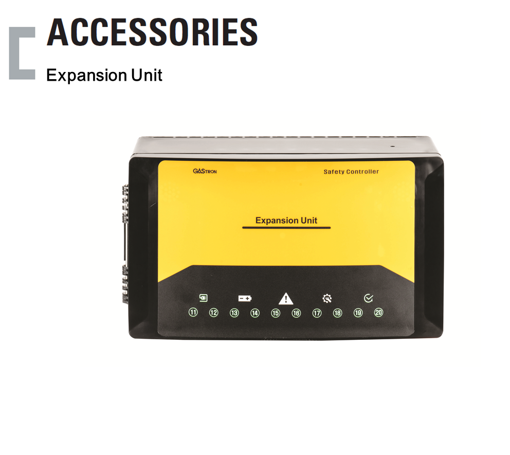Expansion Unit, Gas Detector Receiver Accessories