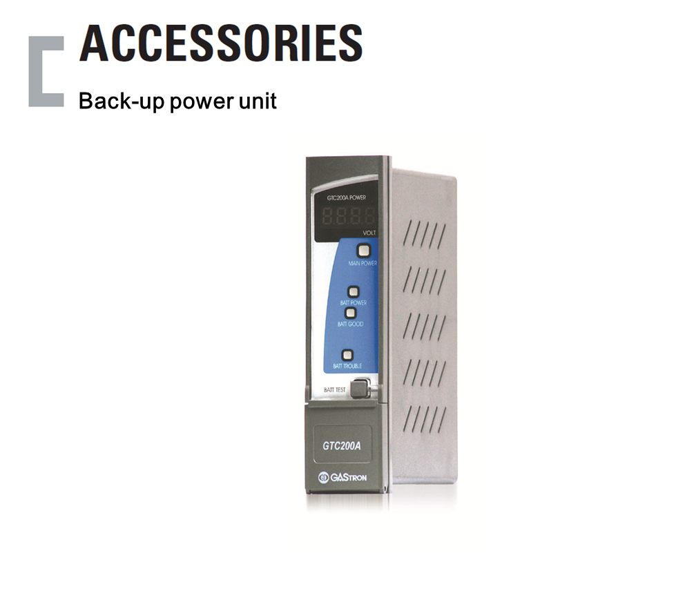 Back-up power unit, Gas Detector Receiver Accessories