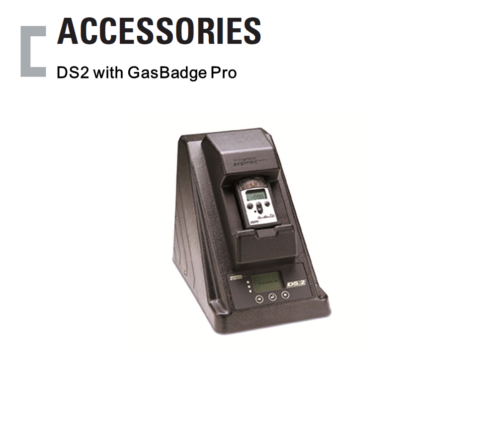 DS2 with GasBadge Pro, Portable Gas Detector Accessories