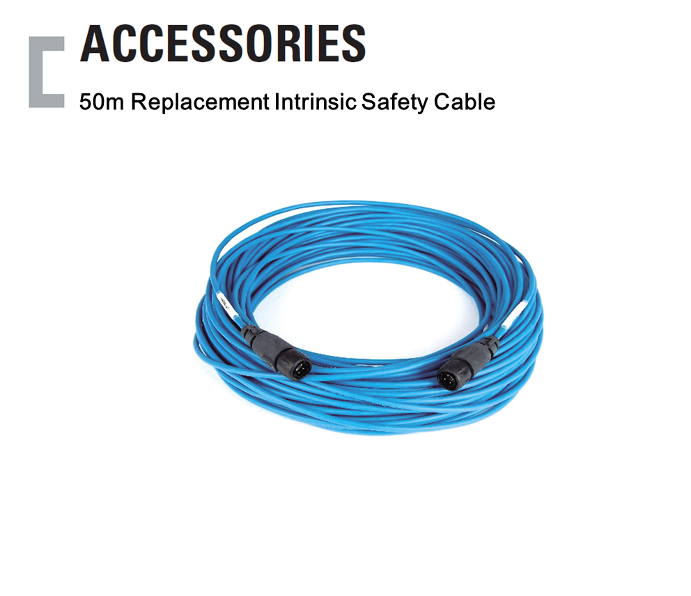 50m Replacement Intrinsic Sagety Cable, Portable Gas Detector Accessories
